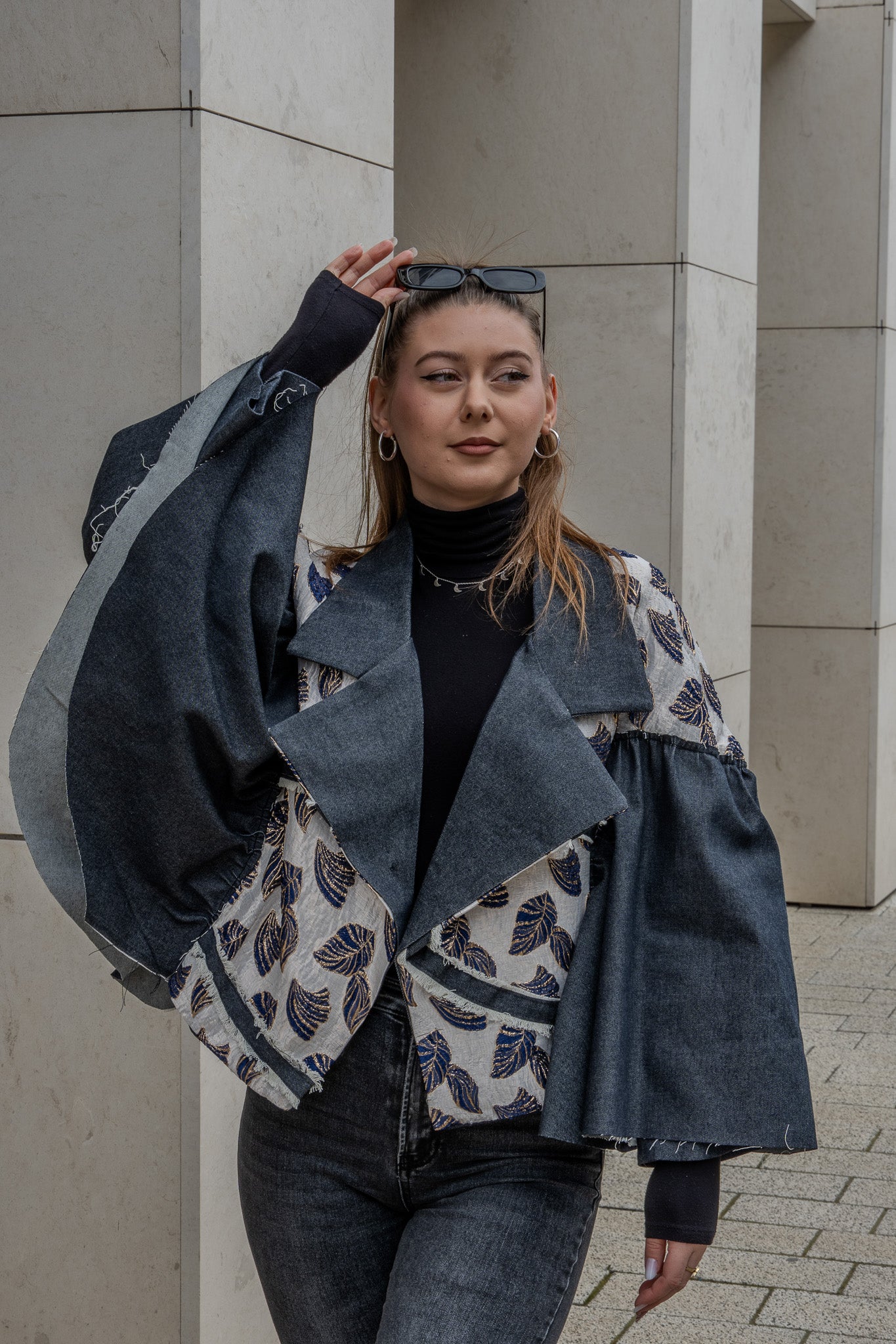 Jacheta IRIS DENIM INDIGO