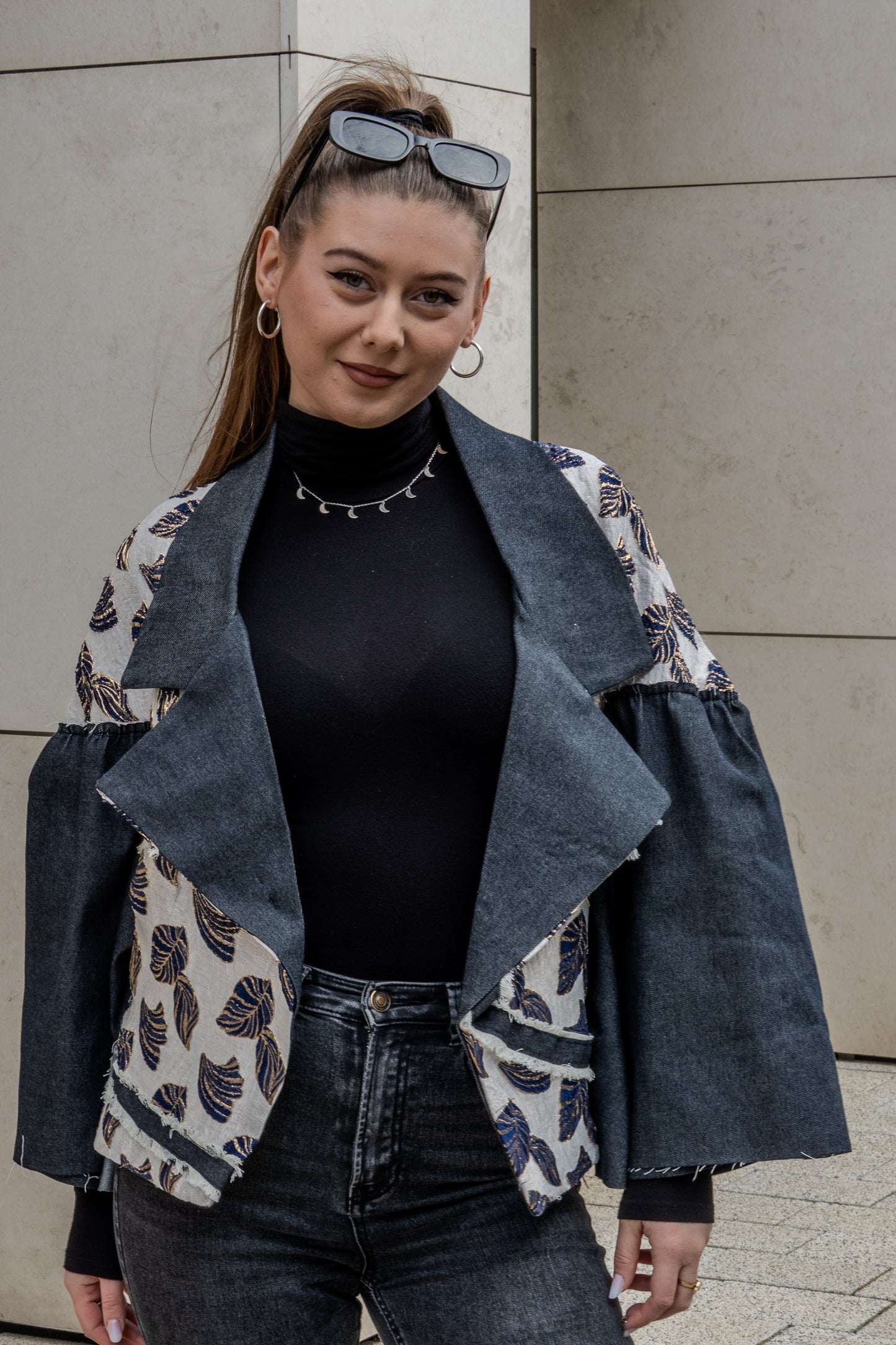 Jacheta IRIS DENIM INDIGO