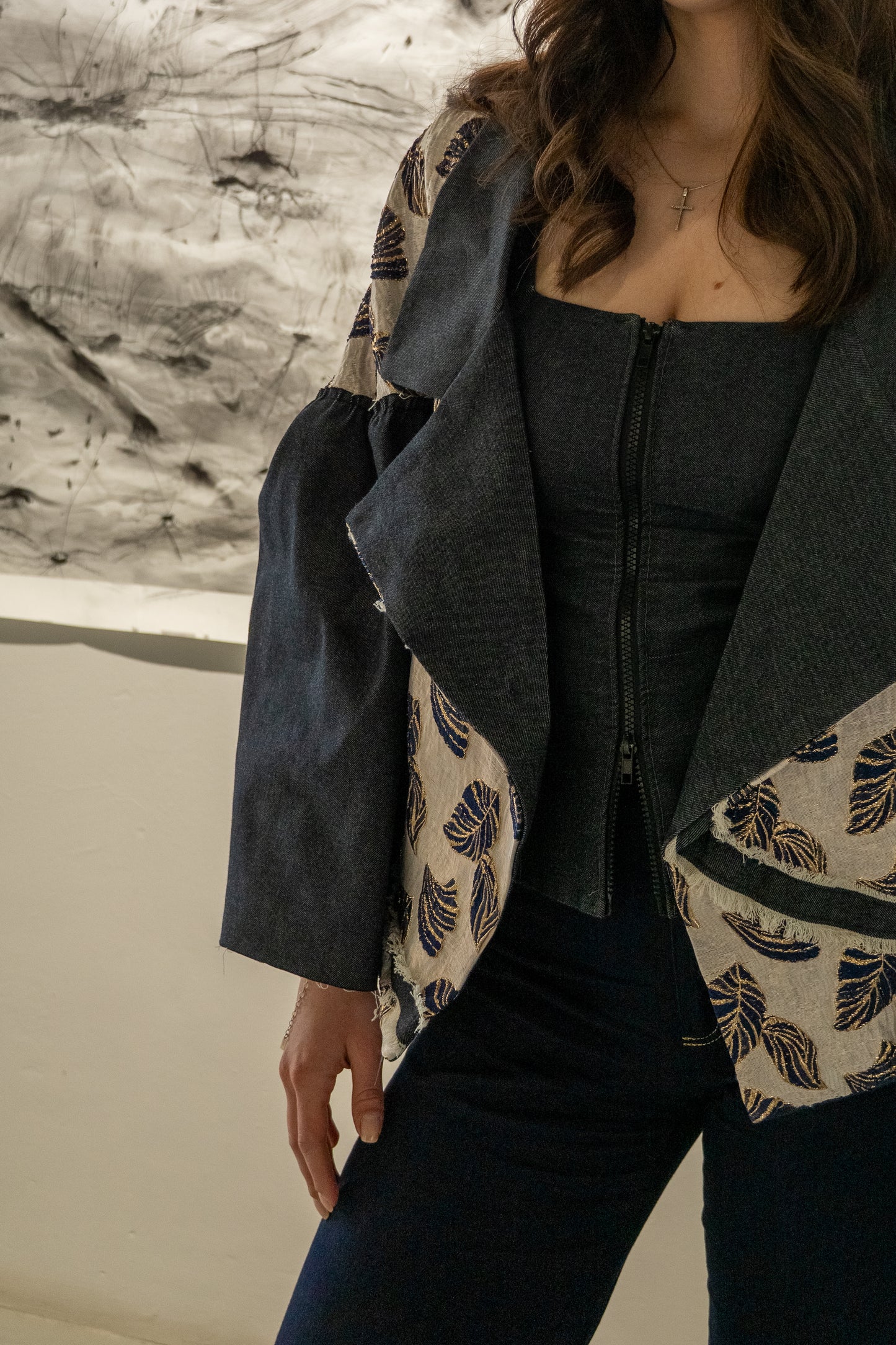 Jacheta IRIS DENIM INDIGO